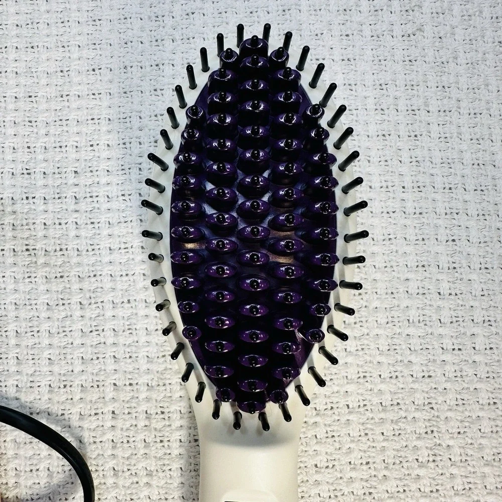 INSTYLER Straight‎ UP Ceramic Straightening Brush Model 00484 White DK818-Tested